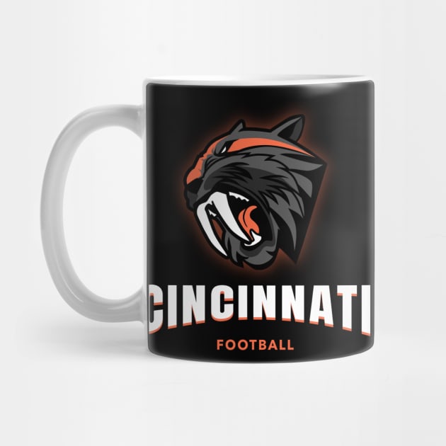 cincinnati bengals football by BVHstudio